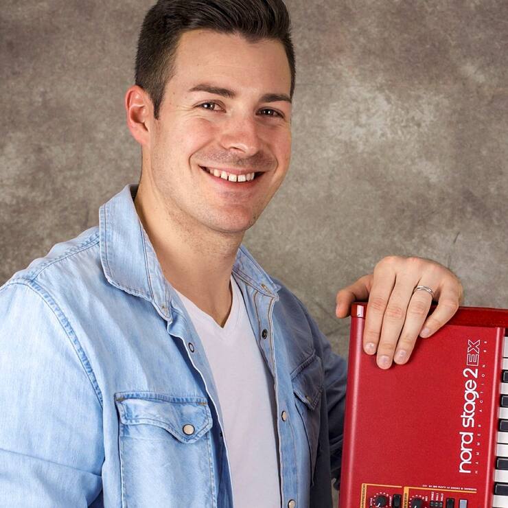 Norton Sonner, fondateur d'Impro Musique à Martigny.