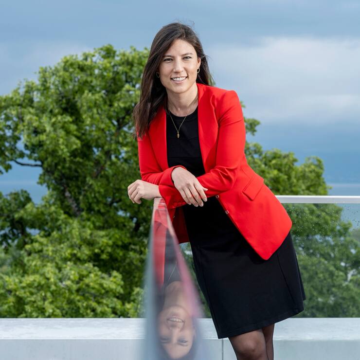 16.05.2023 - Tolochenaz - CEO Deborah Heintze " Lunaphore ".                                Photo Darrin Vanselow - Bilan 2023