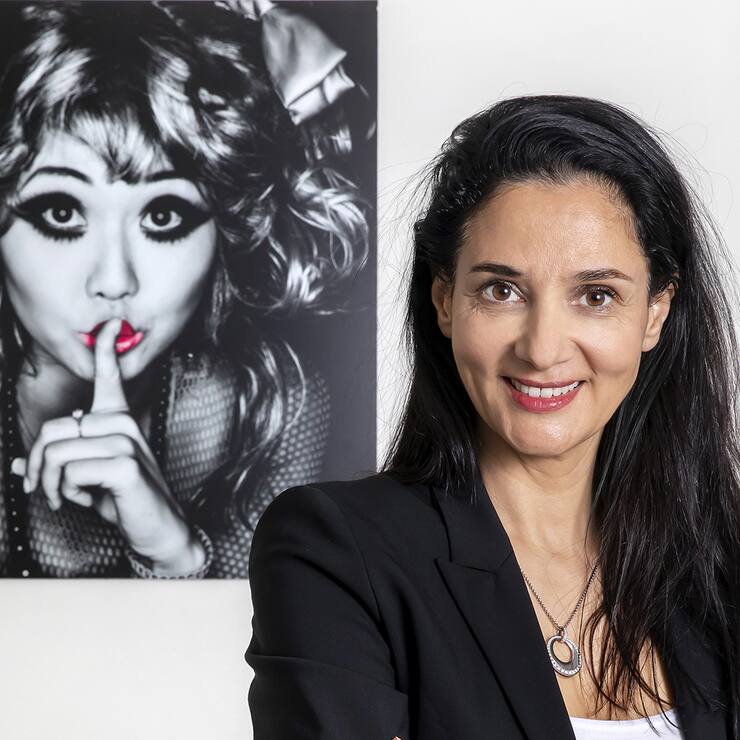 Geneve, le 8 mars 2022. Portrait de Mme Nathalie Brodart, chasseuse de tÃªte. Â© Magali Girardin