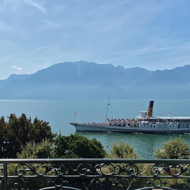 Vue à couper le souffle depuis l'Hôtel des Trois Couronnes