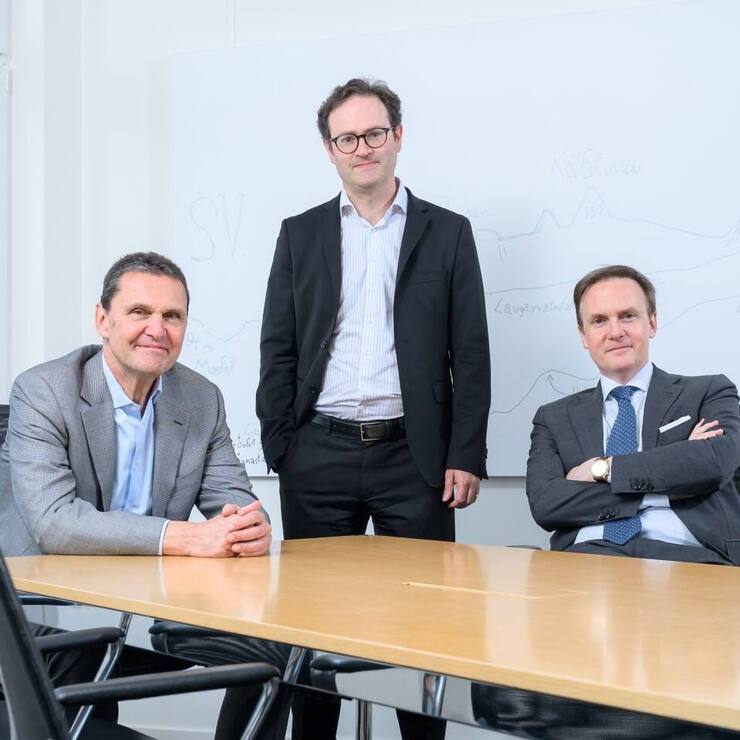 Jean-Luc Chenaux, Mathieu Blanc et Edgar Philippin