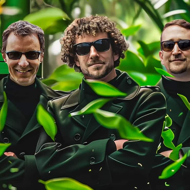 Jeremy Luterbacher, Florent Héroguel et Remy Buser (de g. à dr.) veulent mieux exploiter la biomasse ligneuse issue des forêts.