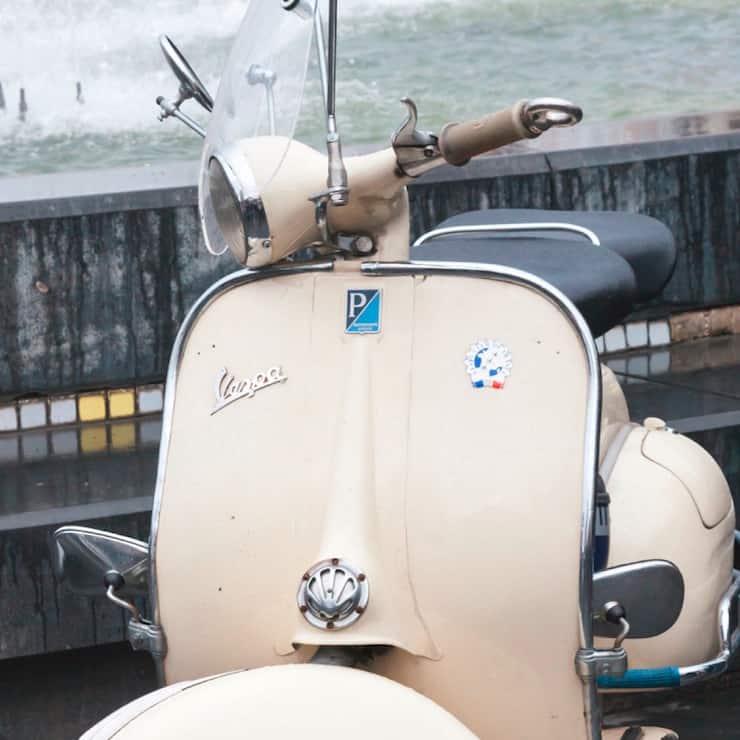 L'iconique scooter Vespa Piaggio