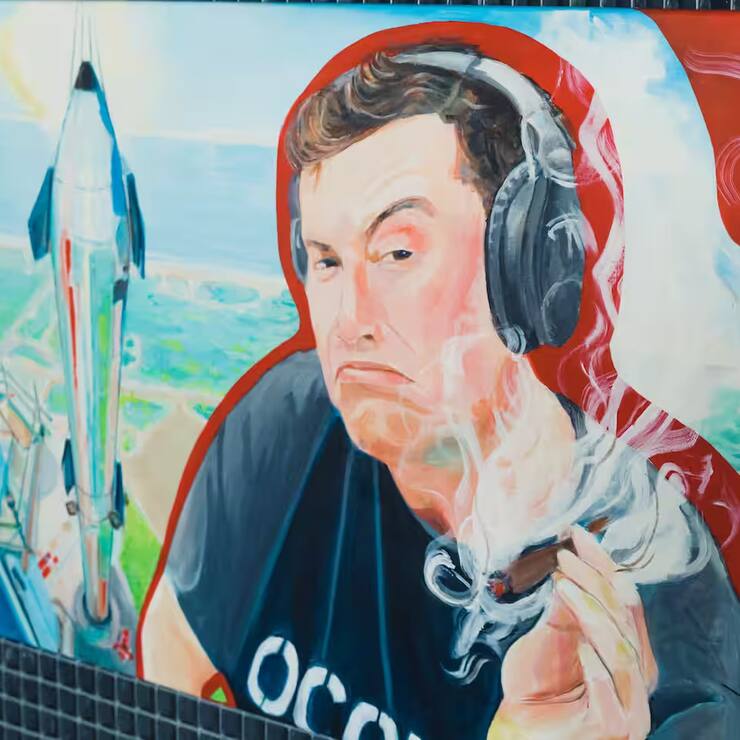 Elon Musk a consommé de la marijuana dans un célèbre podcast américain.