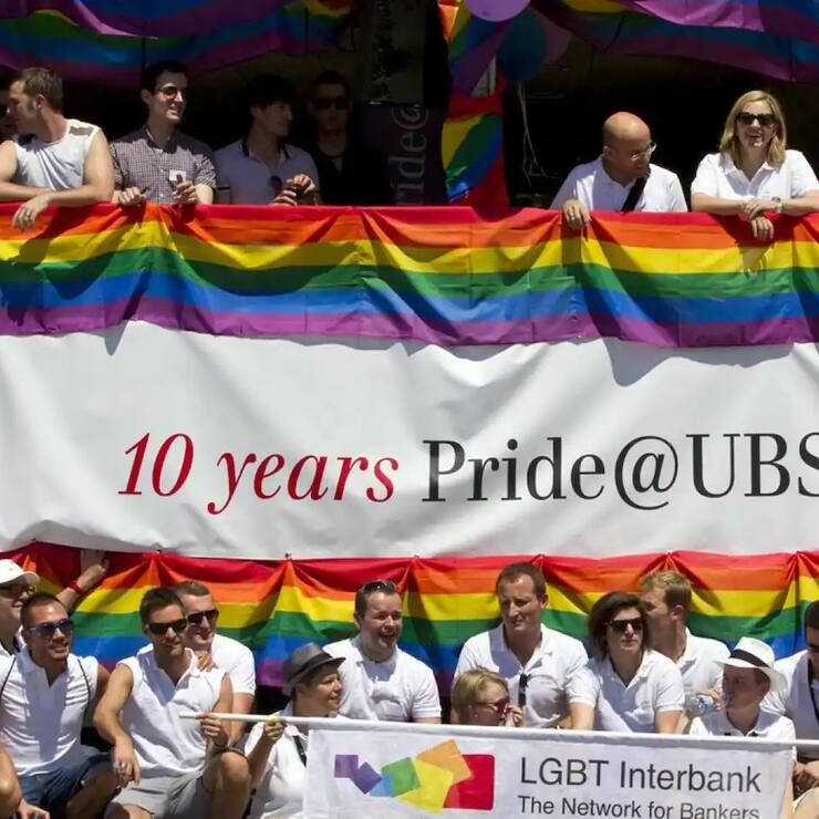 UBS au «Pride Festival» à Zurich.