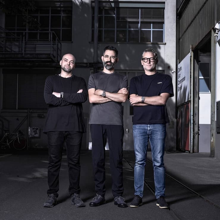 Durant le covid, Amr Sindi, Barth Nussbaumer, Manuel Emch (de gauche à droite) créent Kollokium