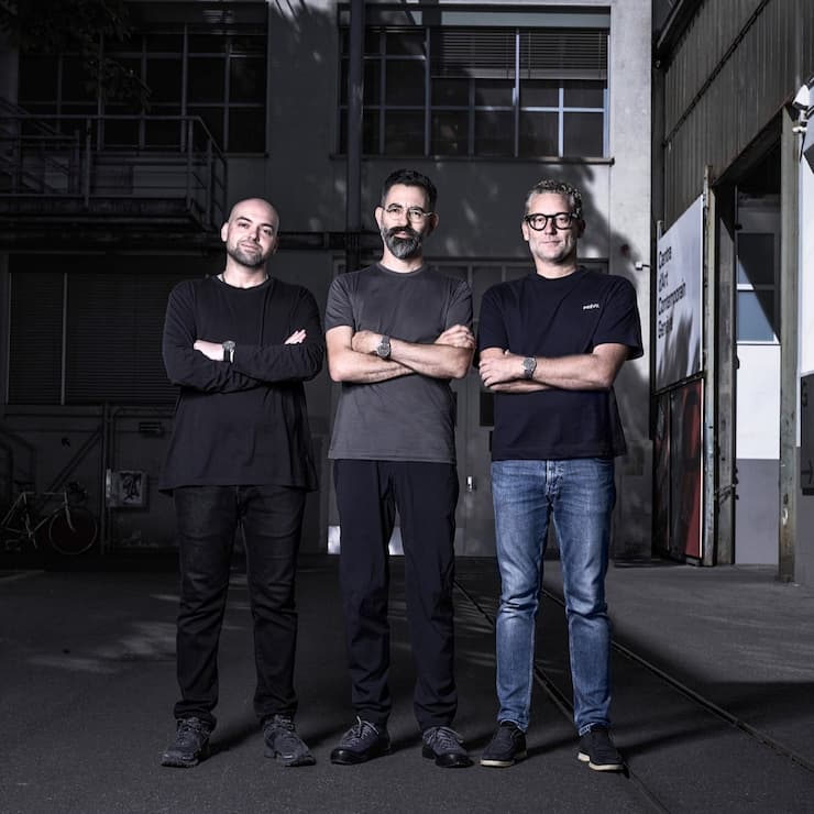 Durant le covid, Amr Sindi, Barth Nussbaumer, Manuel Emch (de gauche à droite) créent Kollokium