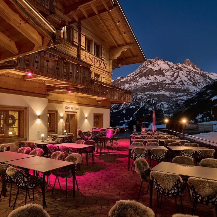 L'hôtel Aspen à Grindelwald.
