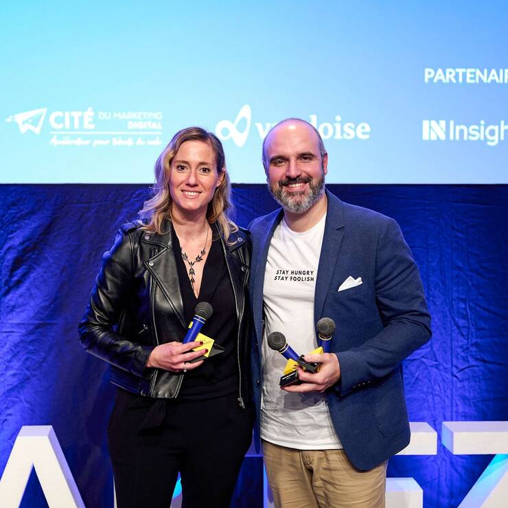 Carole Fonty et Mathieu Menet, les deux lauréats, vont bénéficier du coaching de l’association Genilem.