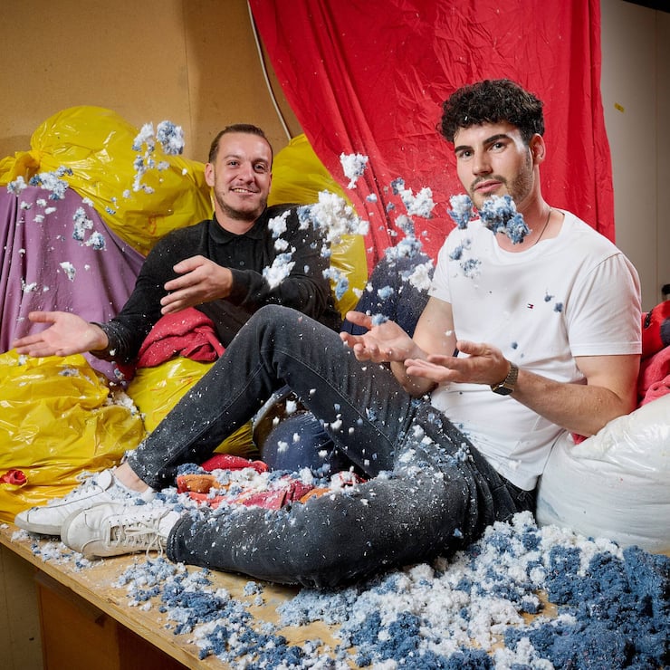 Boris Héritier (à gauche) avec son associé, Sylvain Baudin