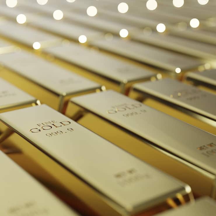 Des lingots d'or face à un nouveau risque de correction