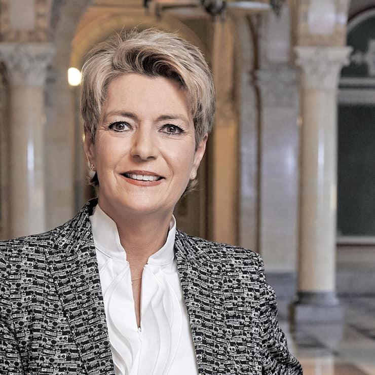 Karin Keller Sutter, Bundesraetin, Bundeshaus West, Buero Frau Keller Sutter, Buneshaus, Bern 2020, Fotos: Geri Born