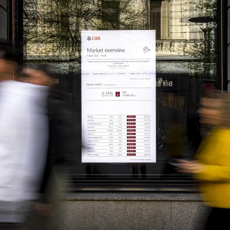 BANK, UBS, SCHAUFENSTER, BOERSENKURSE, SMI, BOERSEN, AKTIEN, KURSE, AKTIENKURSE,