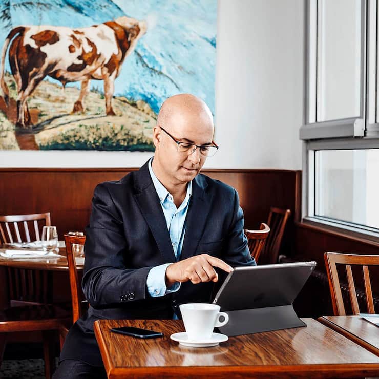 Didier Bonny est le fondateur de la start-up installée dans l’incubateur de l’EHL. 