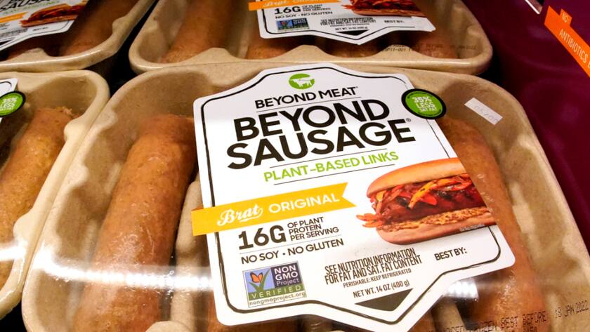 Fondée en 2009, la start-up Beyond Meat a vu sa croissance fortement ralentir depuis lors et a enregistré au premier trimestre près de 200 millions de dollars de pertes (archives).