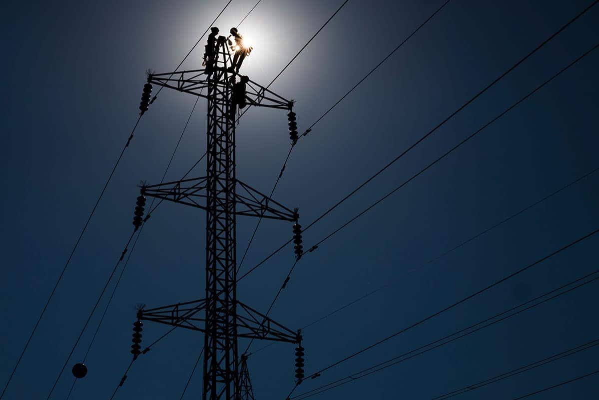 Haute tension, Romande Energie sur les hauts de Lausanne le 6 septembre 2021. (VFLPIX.COM /Valentin Flauraud)