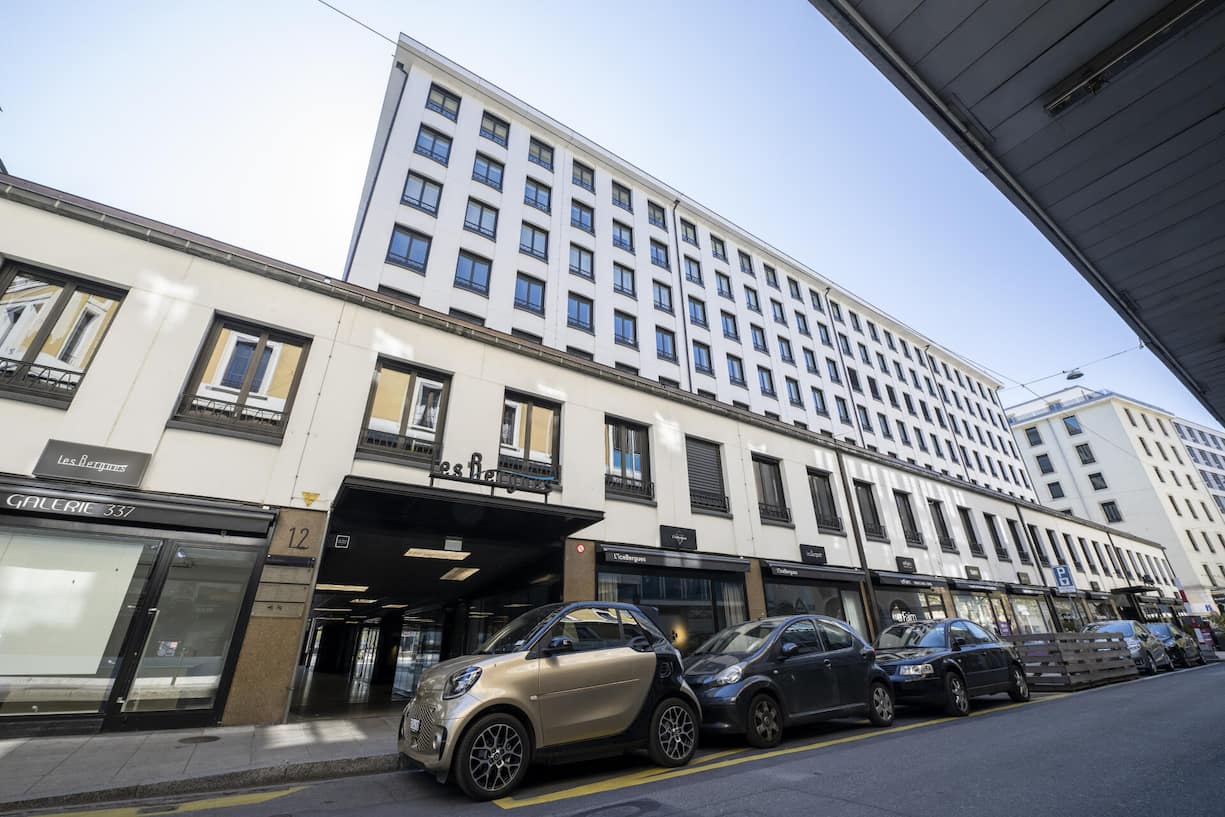 Très discret : le siège de Vitol à Genève – les trois derniers étages sont occupés par Vitol. Le bâtiment appartient à la Deutsche Bank.