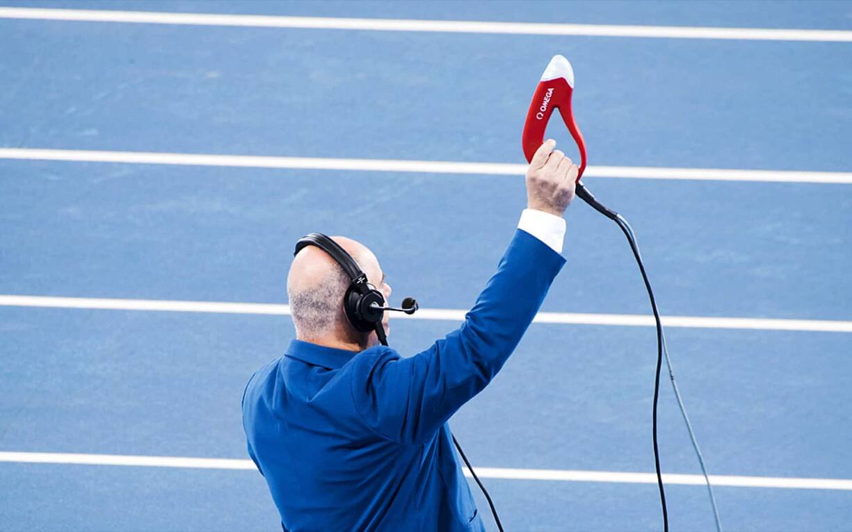 Pistolets électroniques pour les coureurs depuis 2010 à Vancouver.