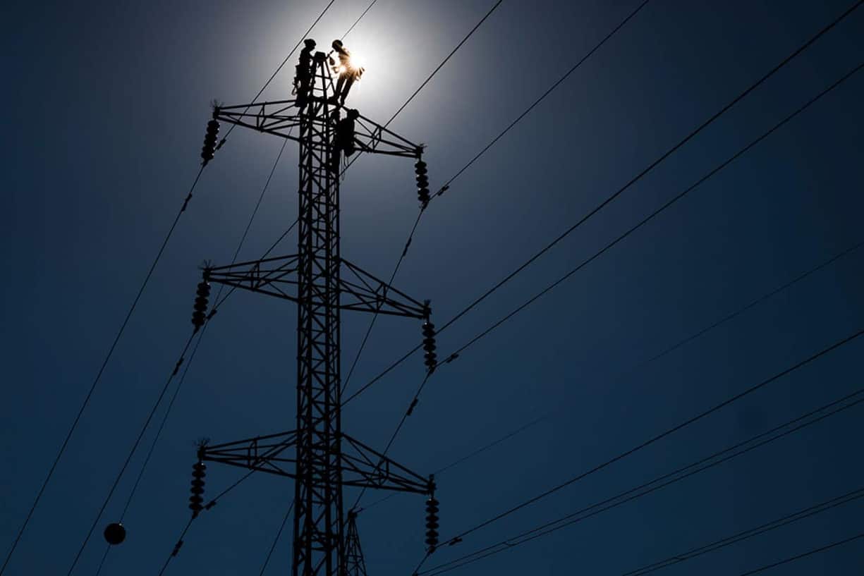 Haute tension, Romande Energie sur les hauts de Lausanne le 6 septembre 2021. (VFLPIX.COM /Valentin Flauraud)