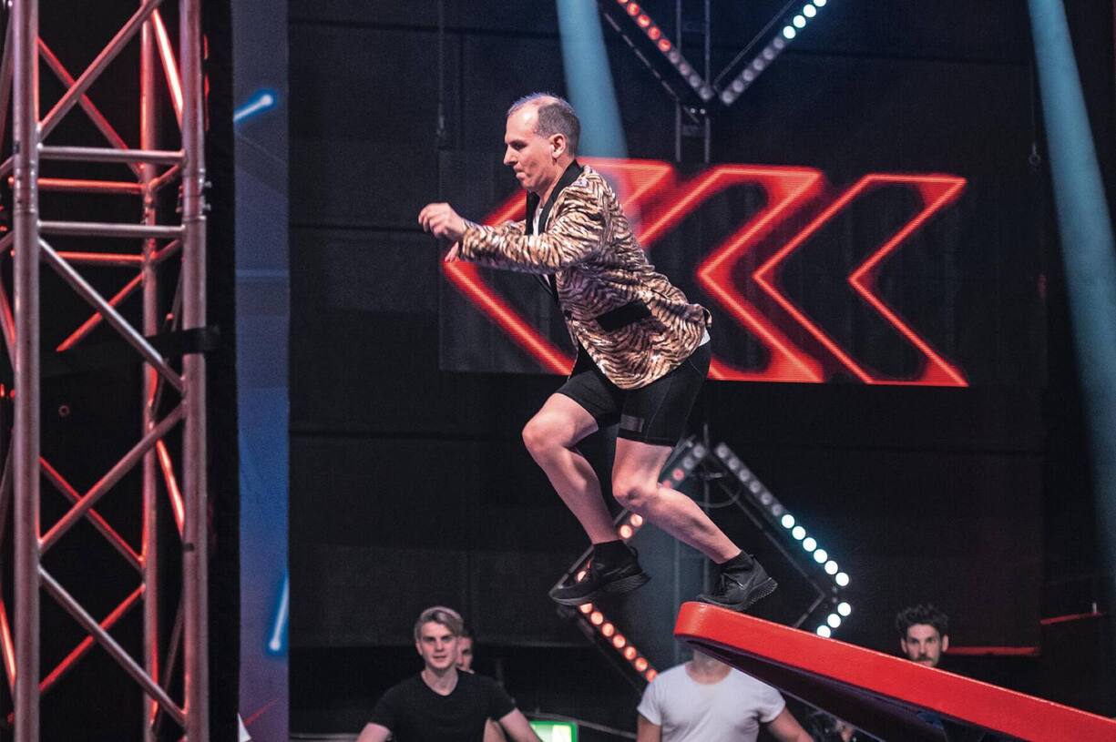 Outre l’émission sur les start-up, l’entrepreneur a aussi participé au jeu TV «Ninja Warrior».