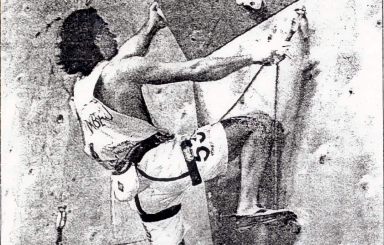 Grégoire Courtine a fait l’objet d’un article  de presse en gagnant la Coupe de France d’escalade.