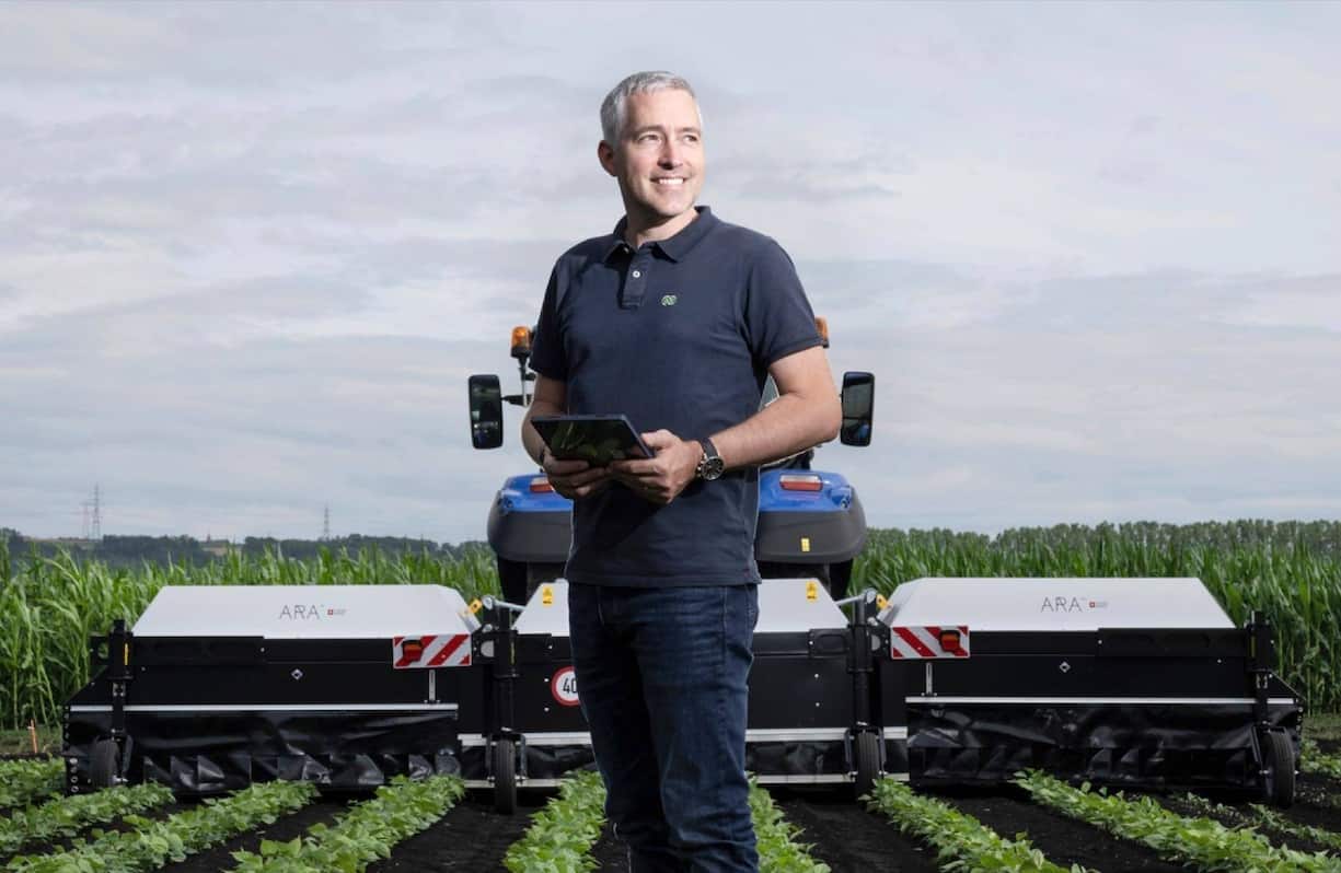 Aurélien Demaurex, cofondateur et CEO d’Ecorobotix