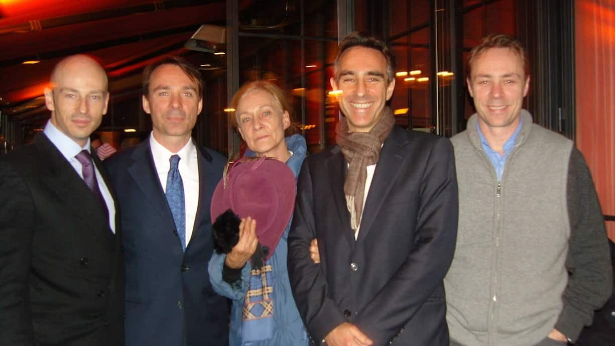 Franklin Servan-Schreiber avec sa famille