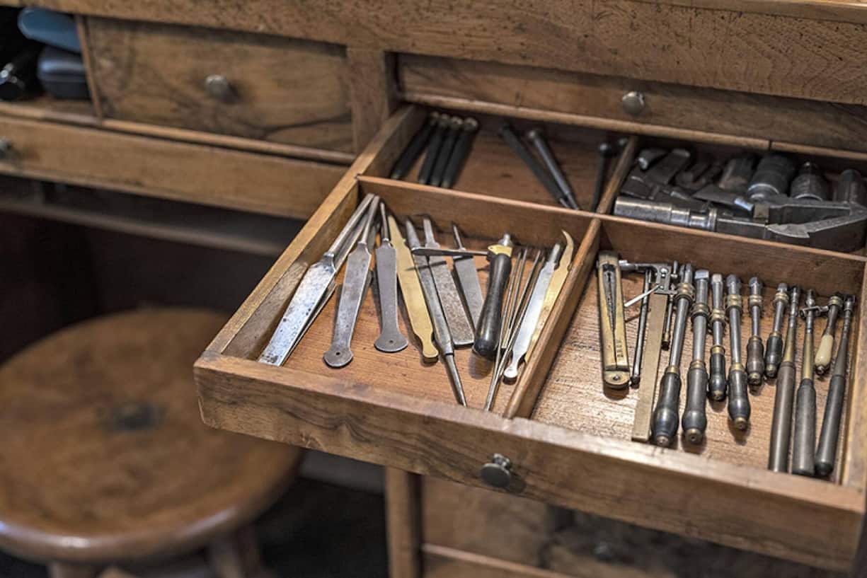 Le souci du détail: «Aucun de mes marteaux n’a de manche en plastique.»