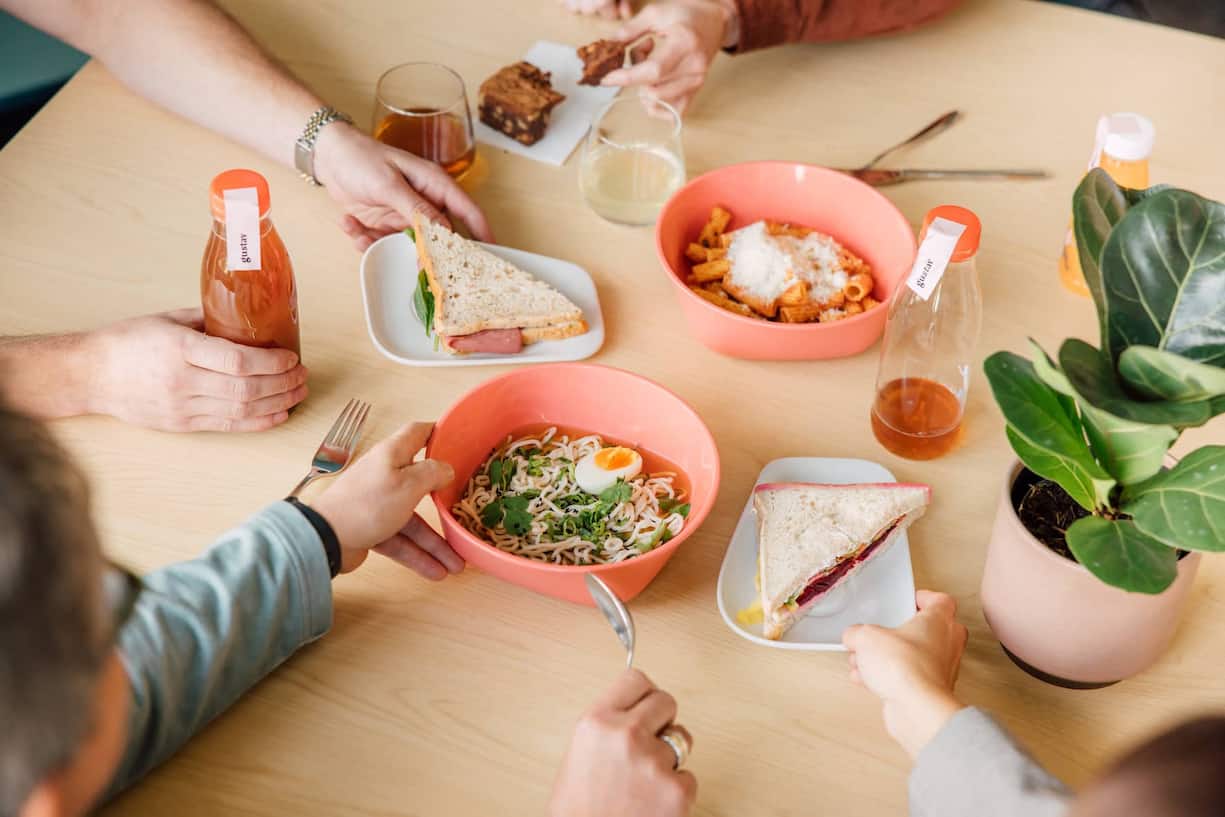 Même au snack : la satisfaction des collaborateurs au lieu des gargouillis d'estomac - grâce à gustav.