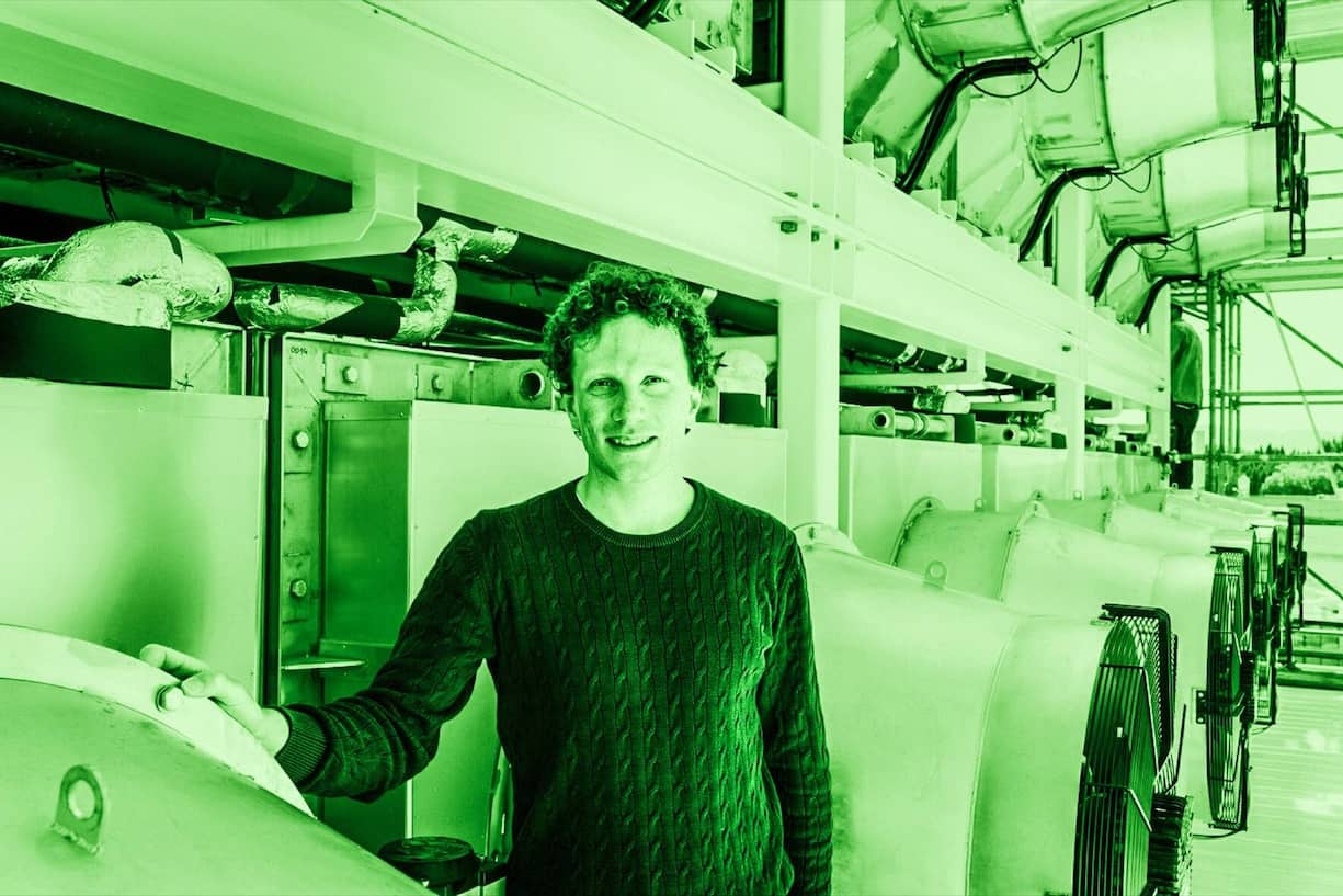 L’entreprise de Christoph Gebald aspire le CO2 de l’air pour l’utiliser ensuite dans l’industrie.