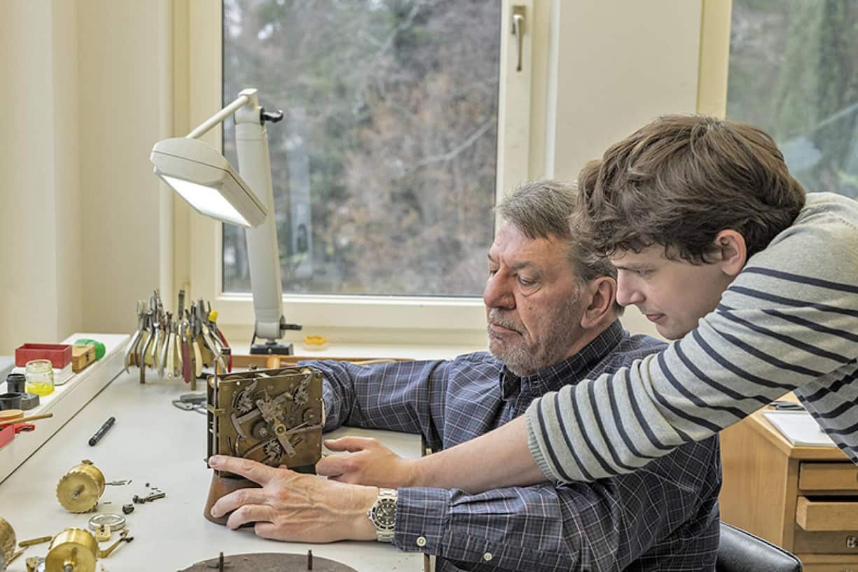 Dominique Mouret et Nicolas Uhl. Chaque restauration se prépare dans la concertation.