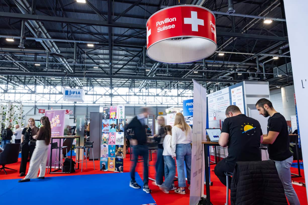 Pour la deuxième année, la Suisse veut briser l'image du "chocolat-fromage" avec un pavillon national, vitrine de ce que fait le pays le plus innovant au monde.