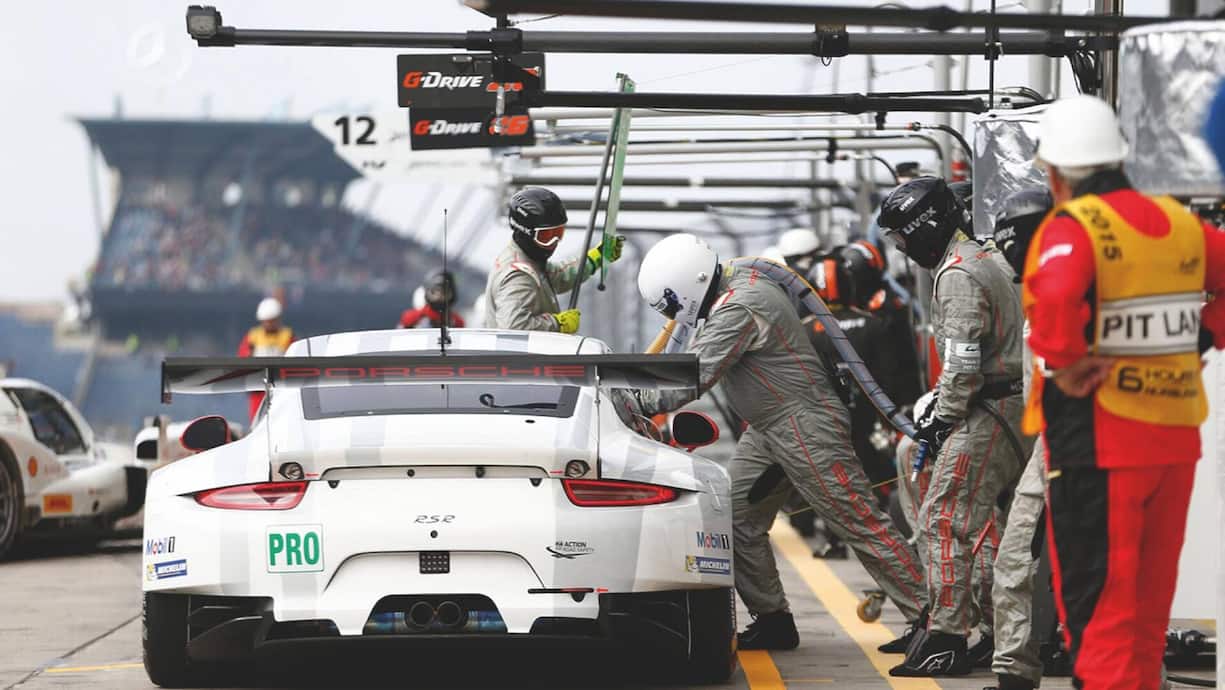 Conçue pour les courses automobiles.