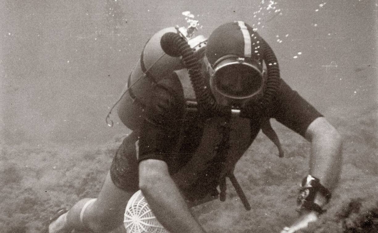 Jean-Jacques Fiechter, CEO de Blancpain dans les années 1950 et plongeur passionné.