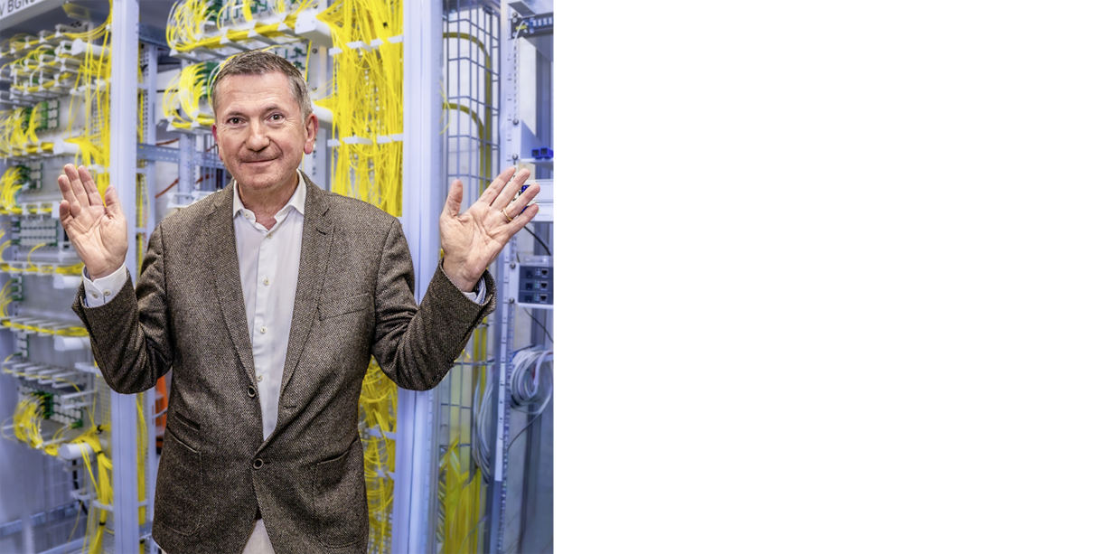 Andreas Waber regroupe les réseaux de fibre optique des fournisseurs d’énergie locaux, ébranlant ainsi le quasi-monopole national de Swisscom.