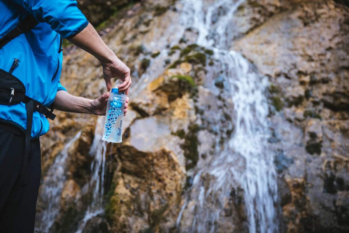Ultraléger, le filtre à eau primé Katadyn BeFree permet de filtrer l’eau en un tournemain en randonnée, en voyage ou au quotidien.