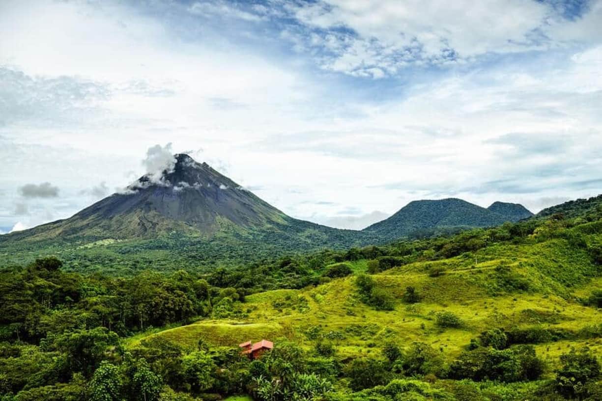 Il fait bon vivre dans le paradis naturel du Costa Rica (sur la photo : le volcan Arenal).