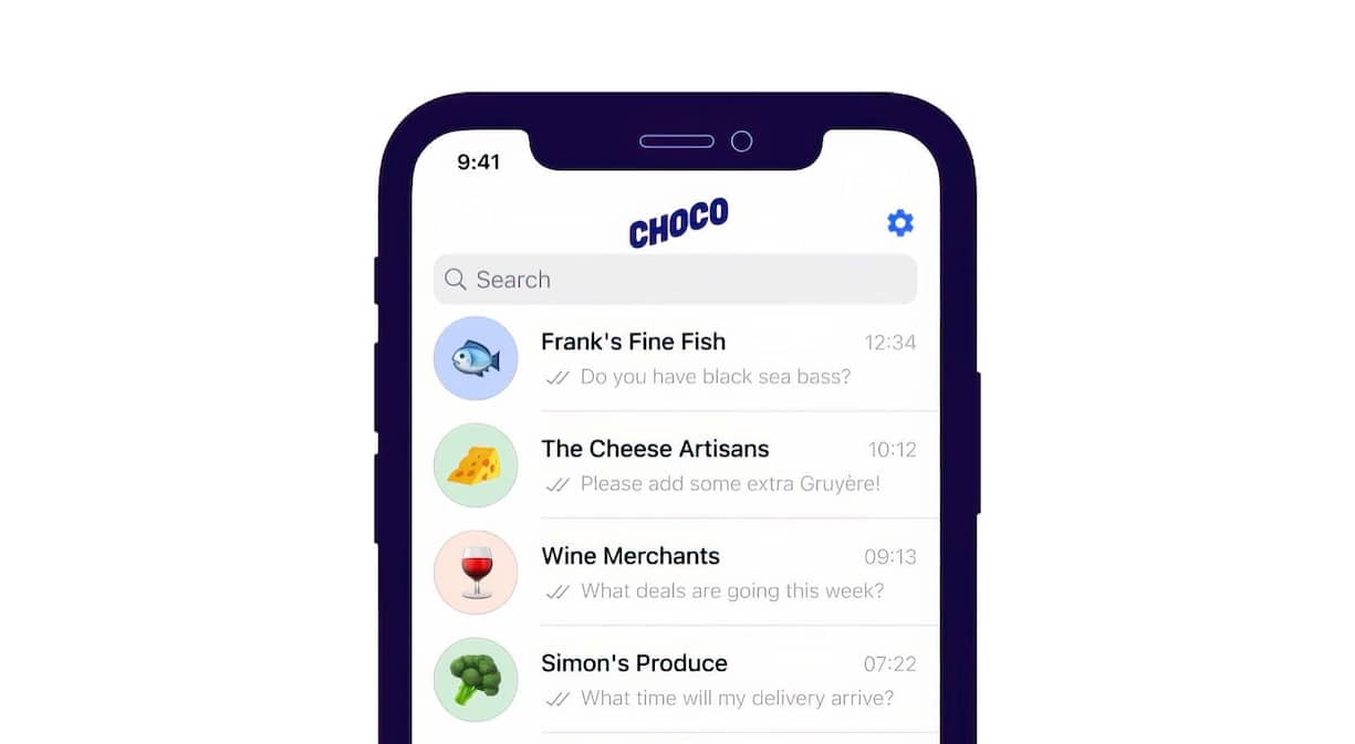 Choco est une start-up franco-allemande qui met en relation les restaurants et les fournisseurs