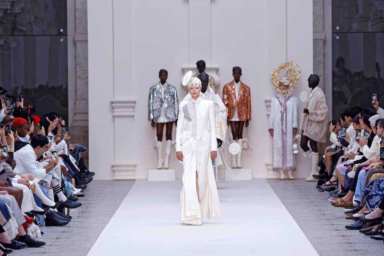Thom Browne Haute couture fall winter 2024 Paris june 2024 Thom Browne Haute couture fall winter 2024 Paris june 2024, PUBLICATIONxNOTxINxUKxFRAxUSA Copyright: xZeppelinx/xAvalonx 0887236796