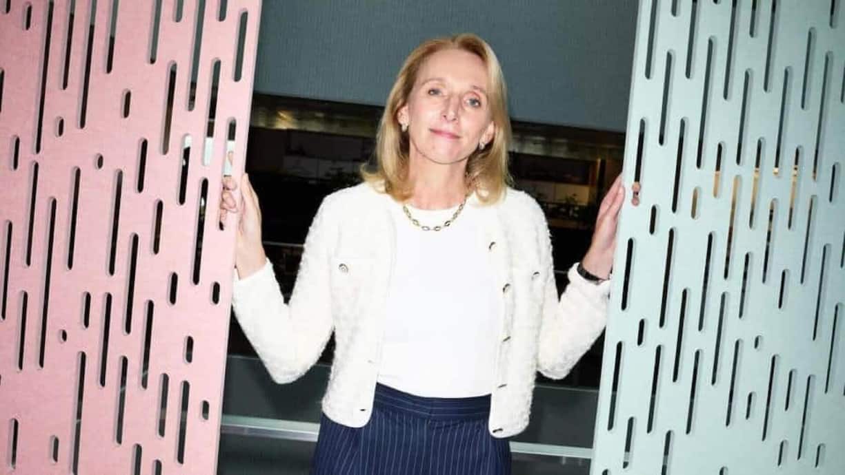 Hanneke Faber au siège de l'entreprise à Lausanne.