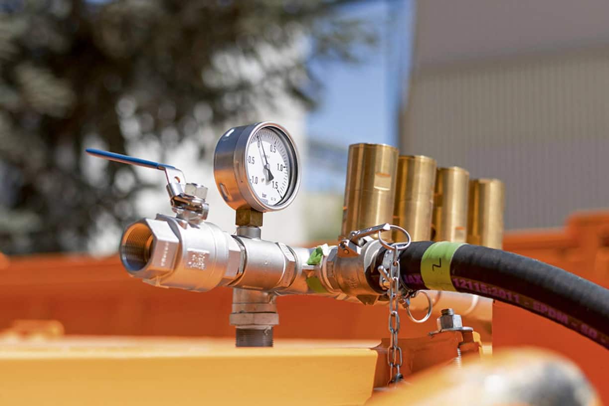 Les réacteurs de la start-up sont dotés d’un système de sécurité de pression.