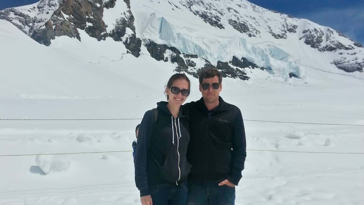 Samantha Anderson avec son mari Mitchell