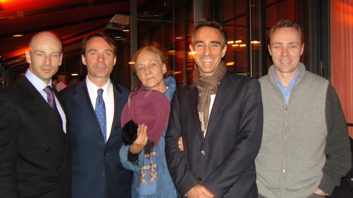 Franklin Servan-Schreiber avec sa famille