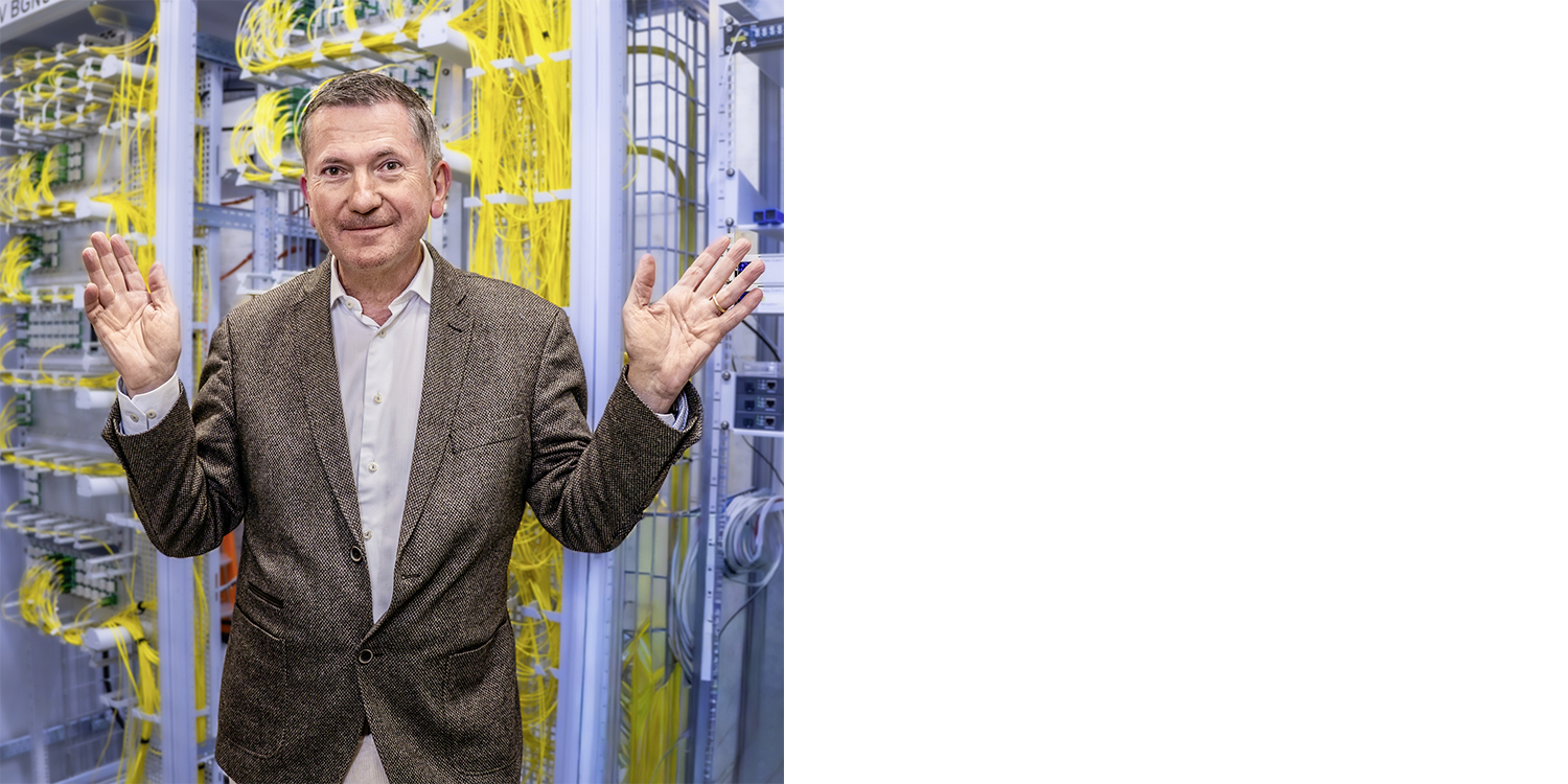 Andreas Waber regroupe les réseaux de fibre optique des fournisseurs d’énergie locaux, ébranlant ainsi le quasi-monopole national de Swisscom.