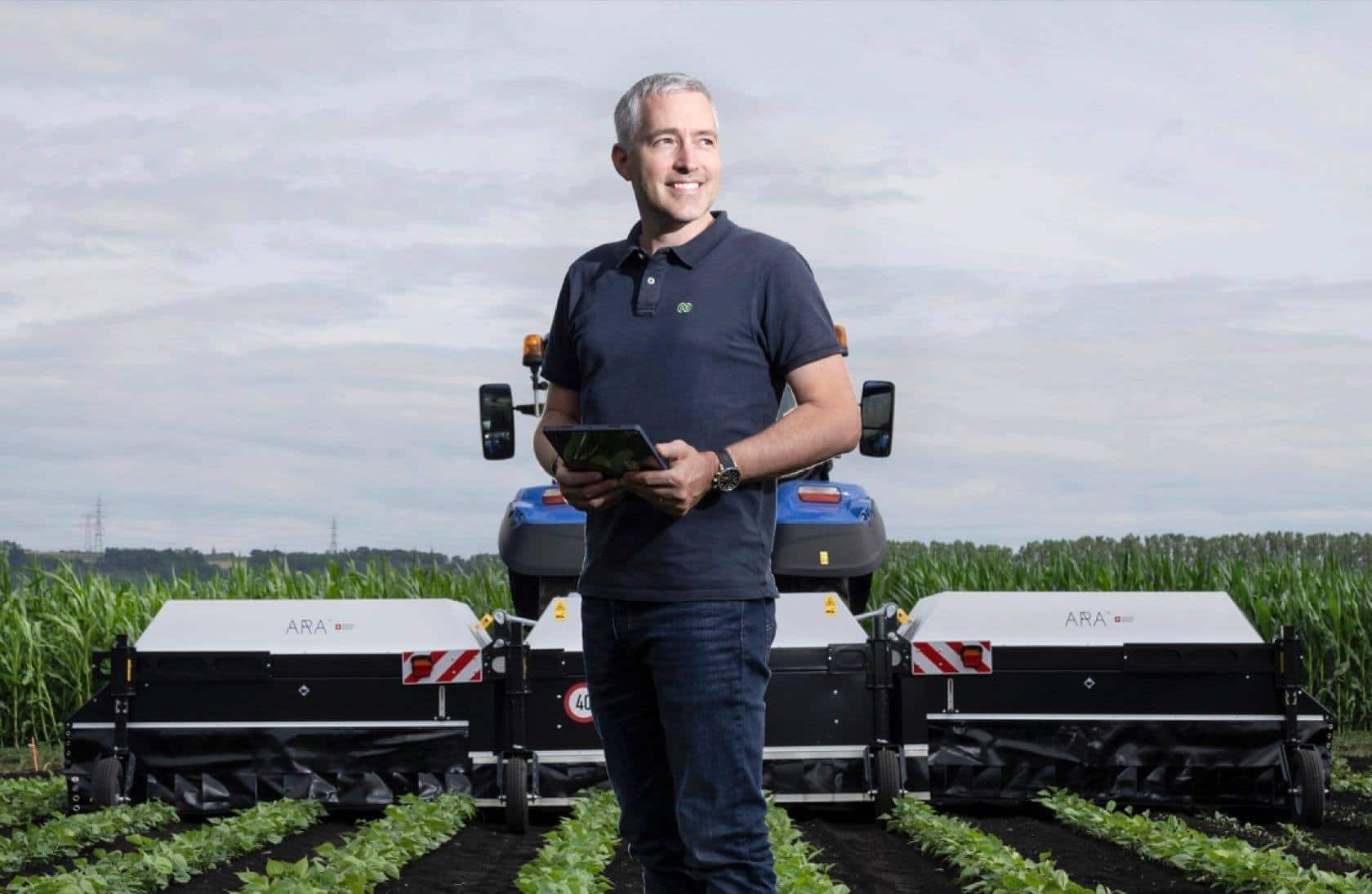 Aurélien Demaurex, cofondateur et CEO d’Ecorobotix