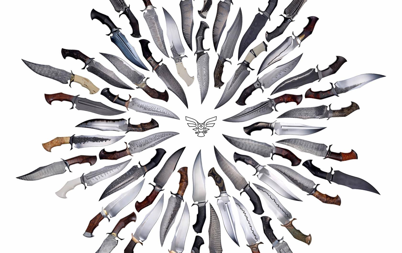 Sous la direction du coutelier français Tashi Bharucha, 26 artisans ont créé 50 inter- prétations du couteau Bowie, achetés pour près de 1 million de francs par un amateur.