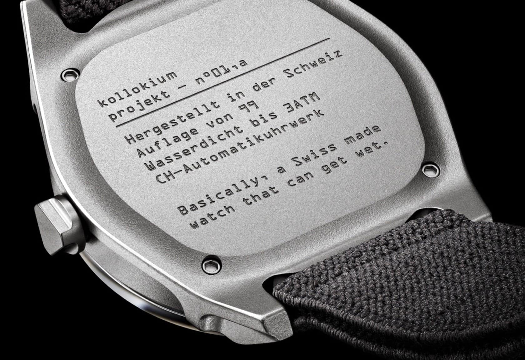 La montre Projekt 01