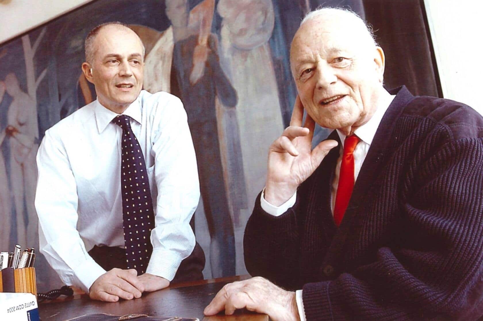 Thierry Mauvernay et son père Rolland-Yves