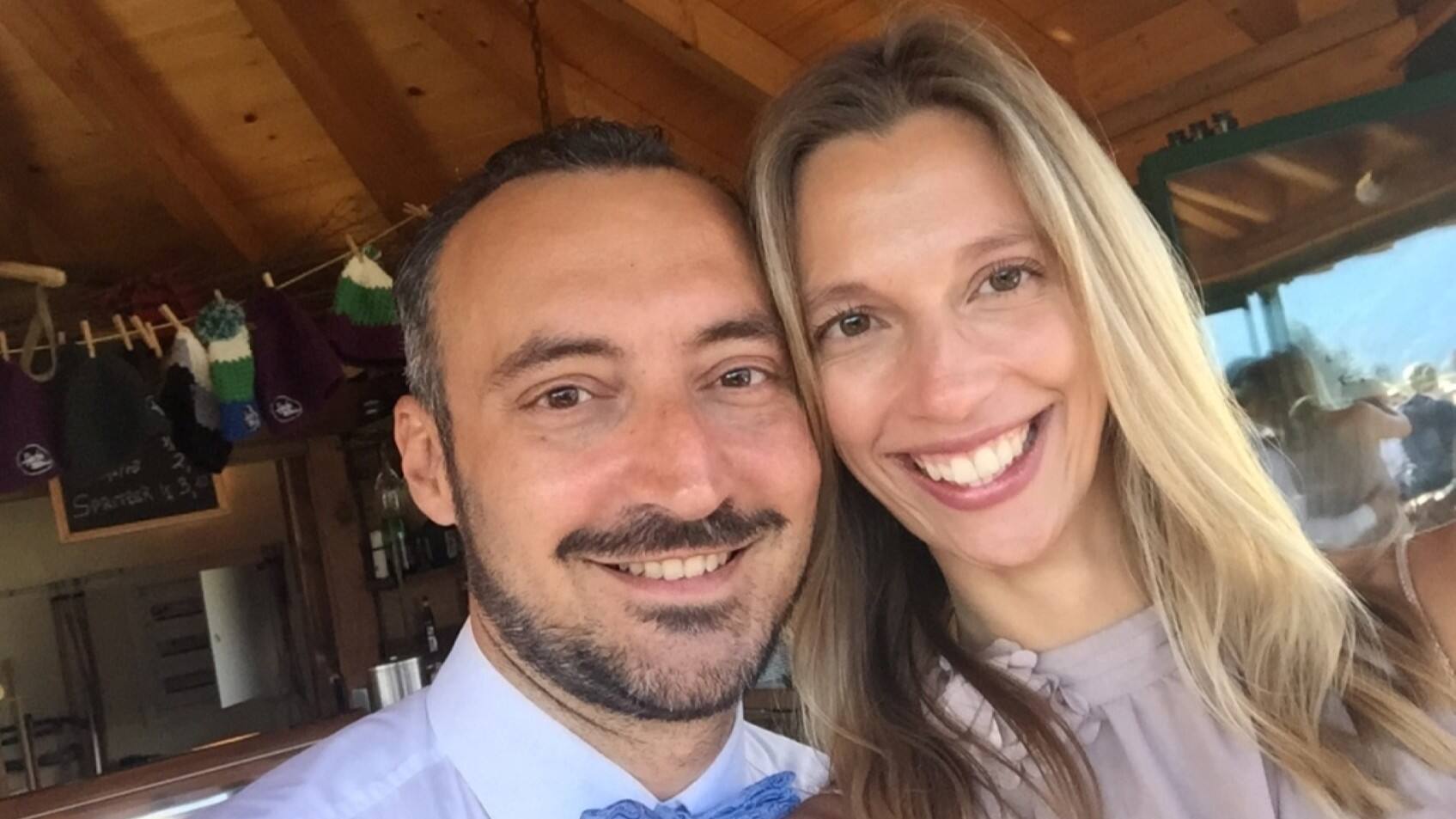 Julia Binder avec son mari Pietro