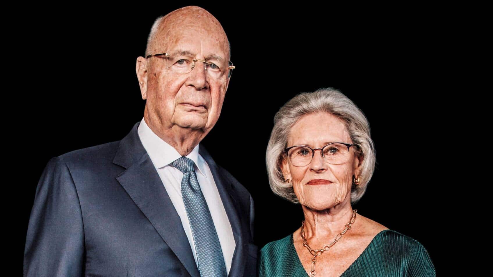 Klaus Schwab et sa femme et première collaboratrice Hilde Schwab
